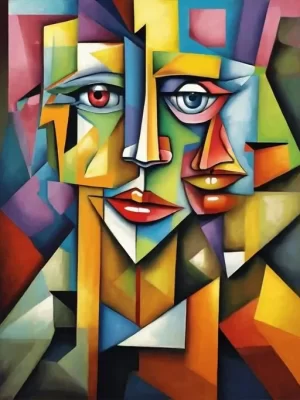 art deco abstract art