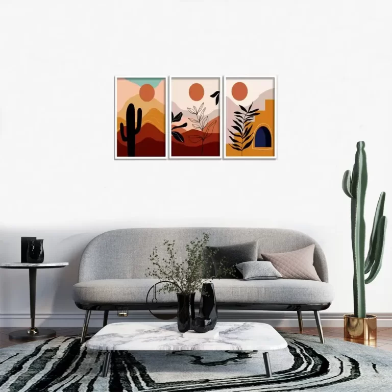 Desert Serenity Triptych