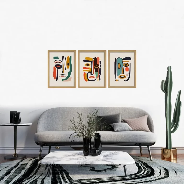 Boho Art : Unique Faces with Emotions