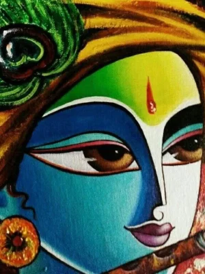 Divine Lord Krishna Painting