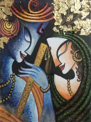 Melodies of Divinity: Radha and Krishna