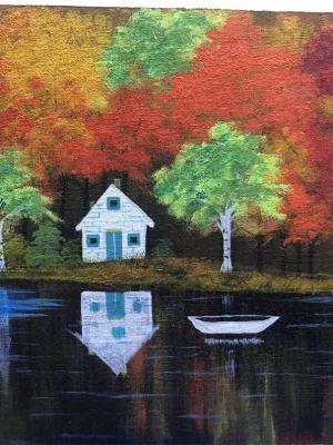 Fall Forest Painting