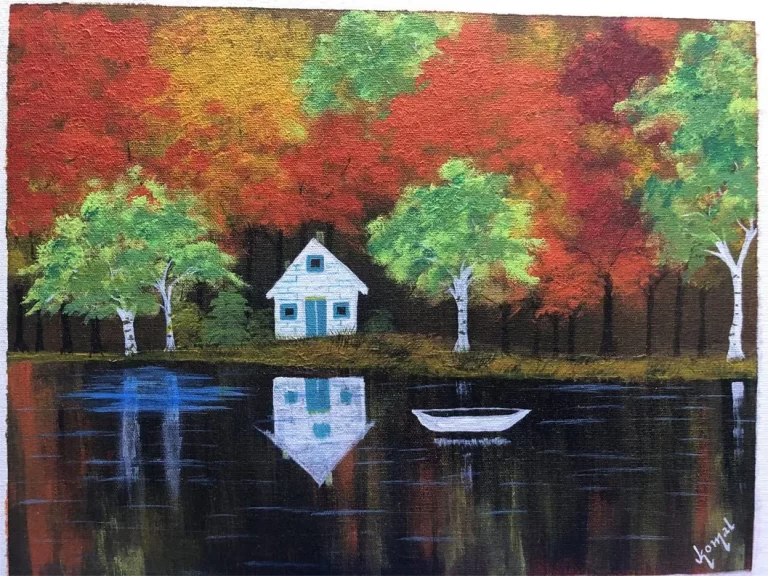 Fall Forest Painting