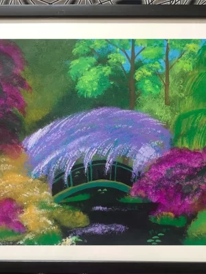 Monet Garden original handmade painting