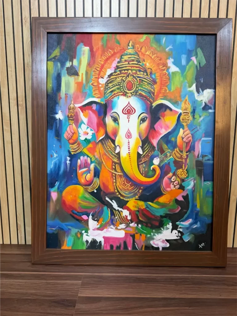 Original Handmade Ganpati Artwork