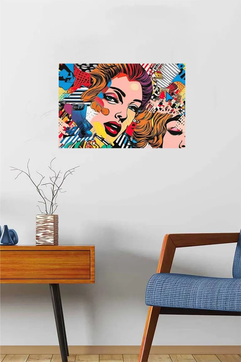 Pop Art : A Fusion of Retro Glamour and Modern Chaos