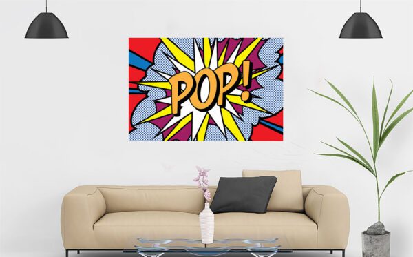 Vibrant "POP!" Comic-Inspired Art – Perfect for Contemporary Décor - Image 2