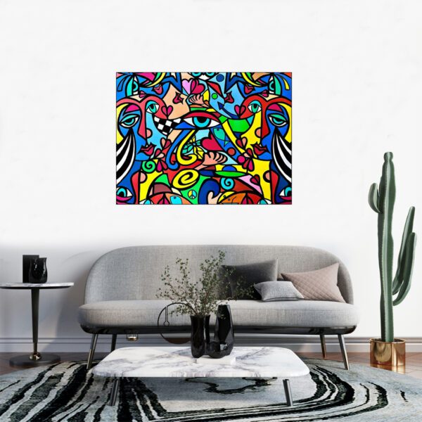 Colorful Abstract Pop Art : Vibrant Expressions and Symbolism - Image 4