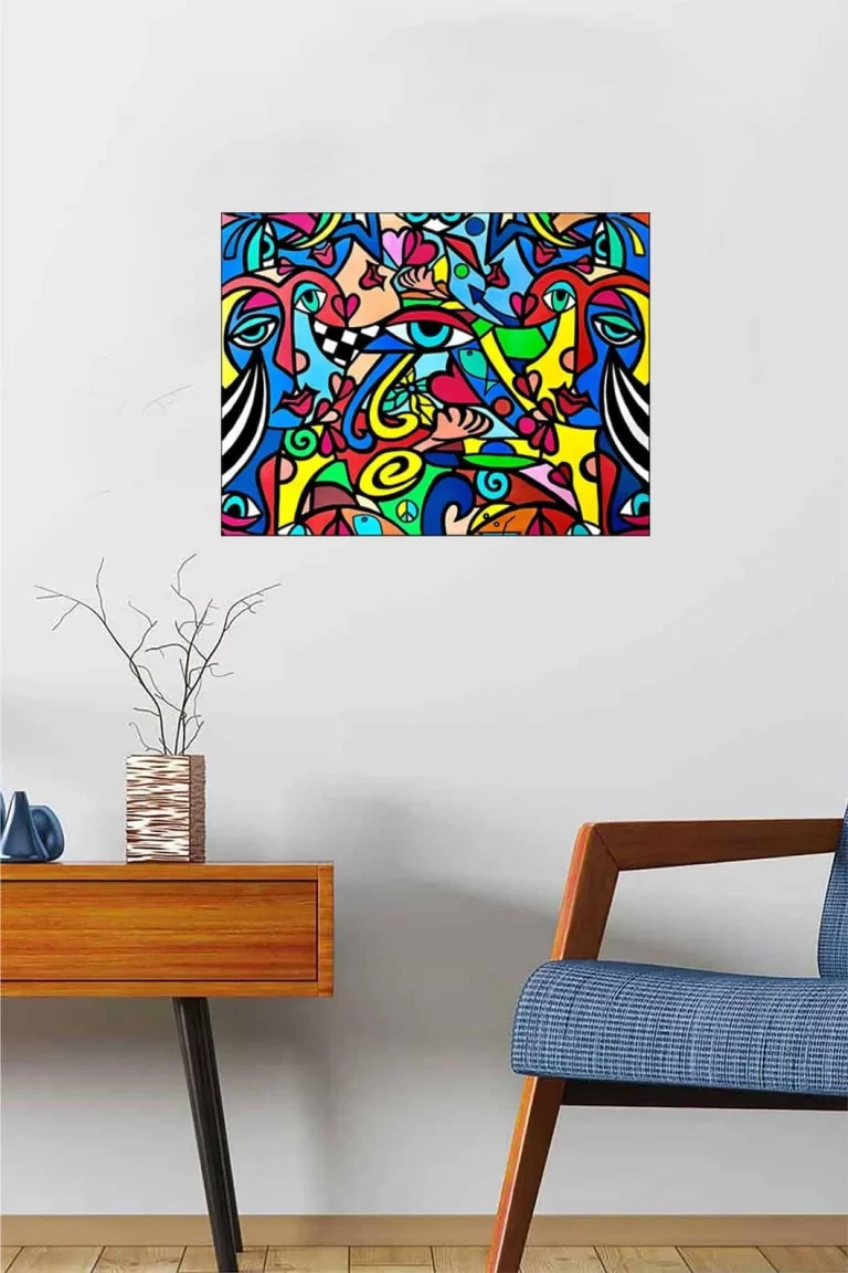 Colorful Abstract Pop Art
