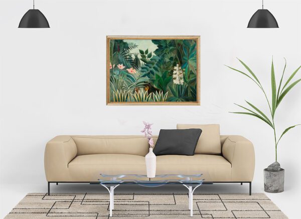 Enchanting Tropical Jungle: Original Nature Painting - Image 2