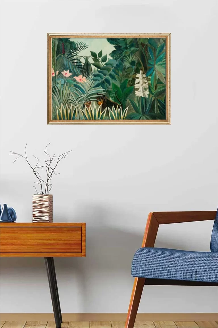 Enchanting Tropical Jungle: Original Nature Painting
