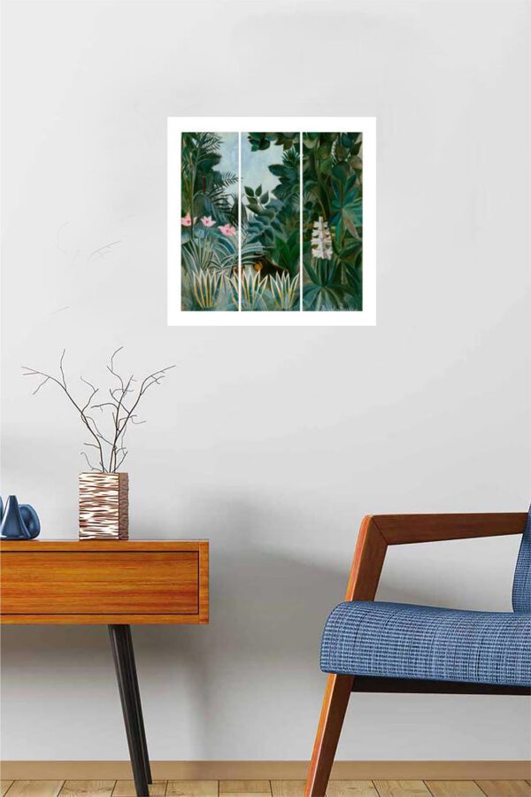 Lush Jungle Triptych Canvas Art - Image 3