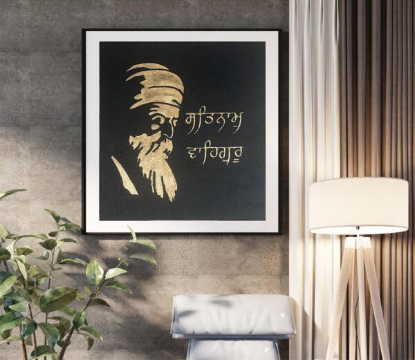 The Golden Sage: Guru Nanak in Radiant Art - Image 3