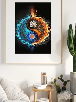 Eternal Balance: Fire and Water