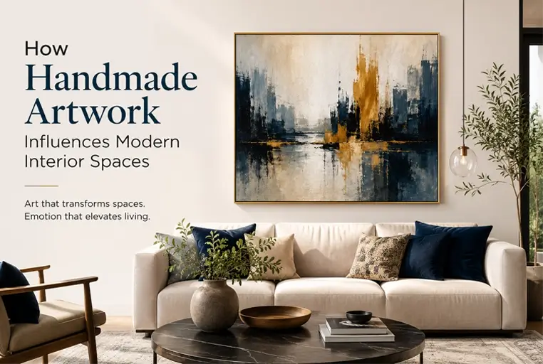 How Handmade Artwork Influences Modern Interior Spaces