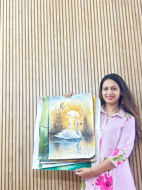 Art installation in Shivalik Country Club