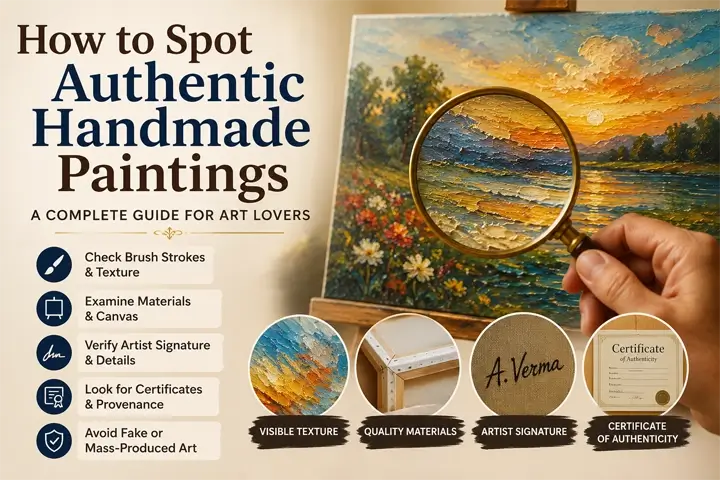 Spot Authentic Handmade Paintings