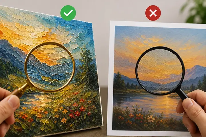 Spot Authentic Handmade Paintings