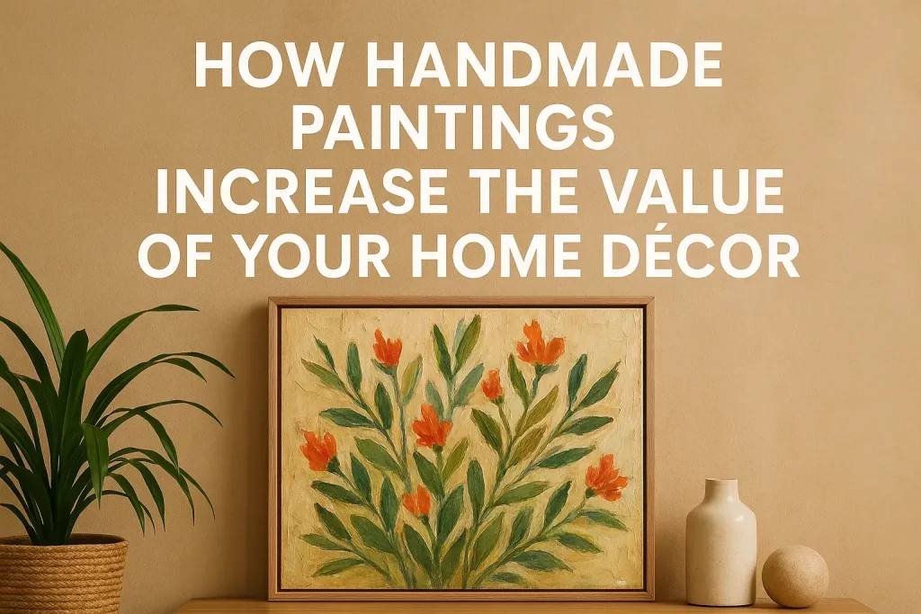 How Handmade Paintings Increase the Value of Your Home Décor