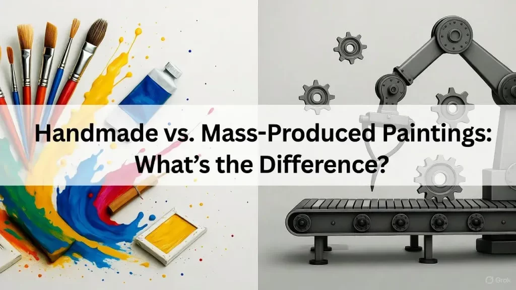 Handmade vs Mass-Produced Paintings- Key Differences