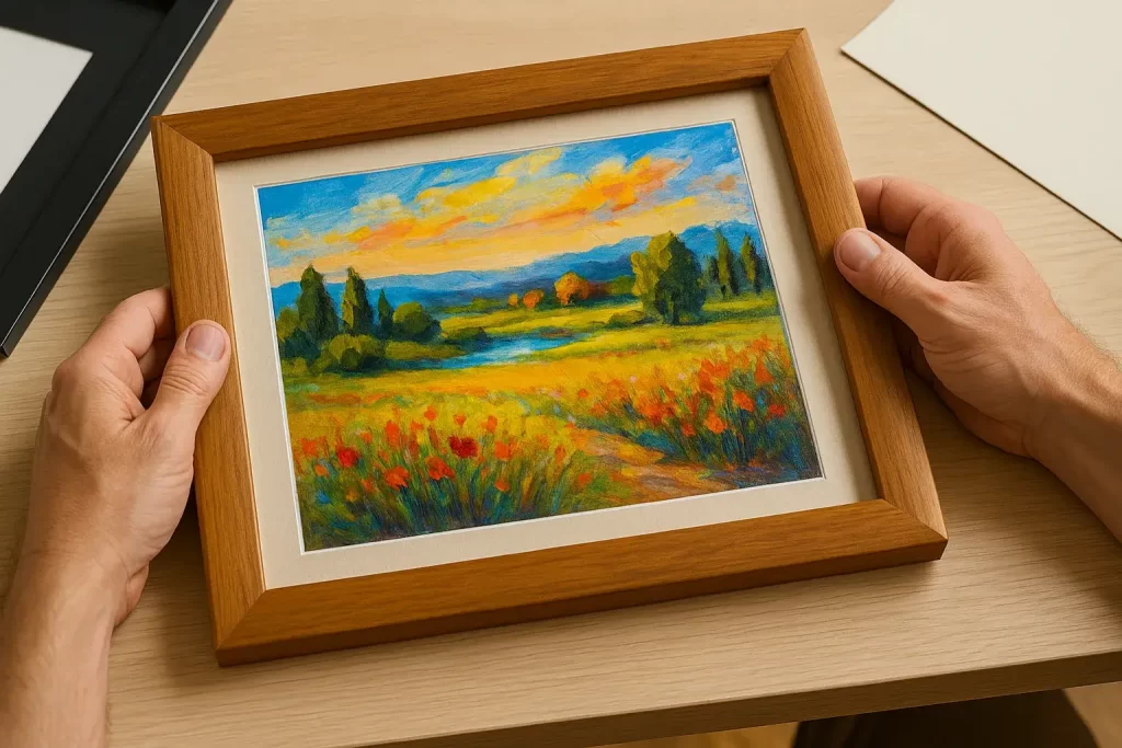 How to Frame and Display Handmade Paintings