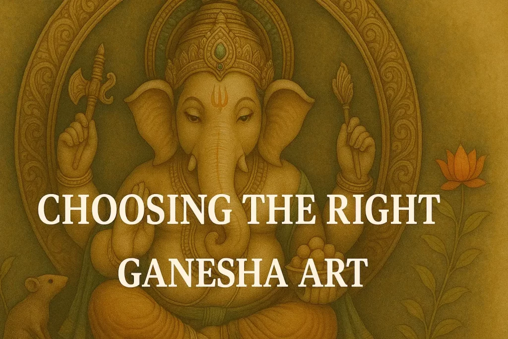 Choosing the Right Ganesha Art