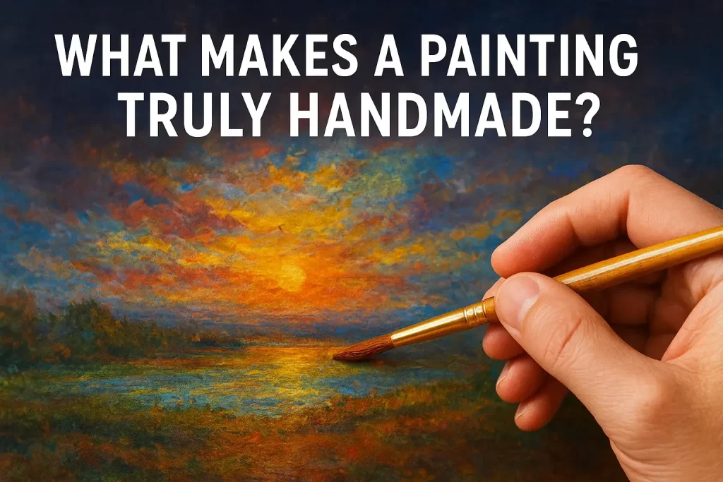 What Makes a Painting Truly Handmade