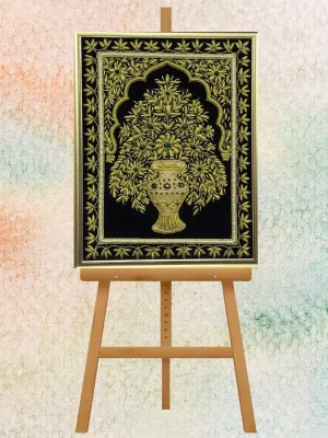 Threaded Opulence Hanmade Painting