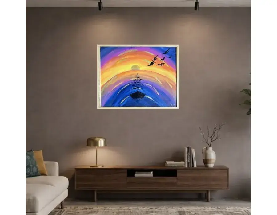 Twilight Offering Original Handmade Painting