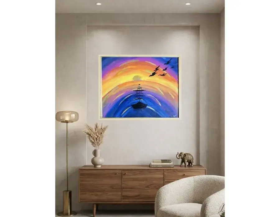 Twilight Offering Original Handmade Painting