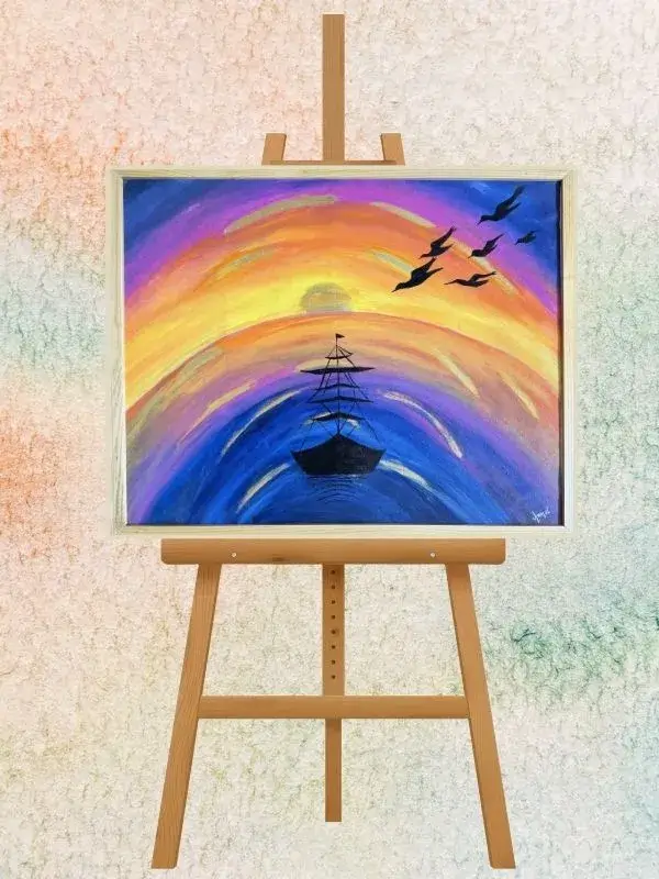 Twilight Offering Original Handmade Painting