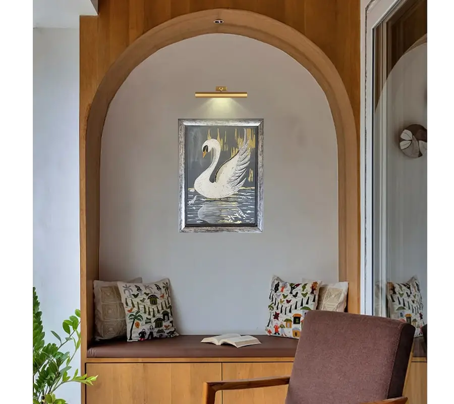 The Swan Whisper - Handmade Painting - Image 5