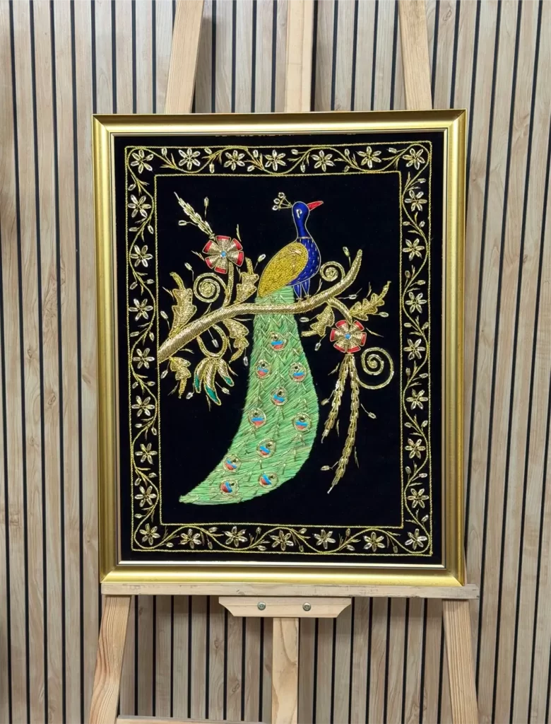 Threaded Glory - Zari Wall Art