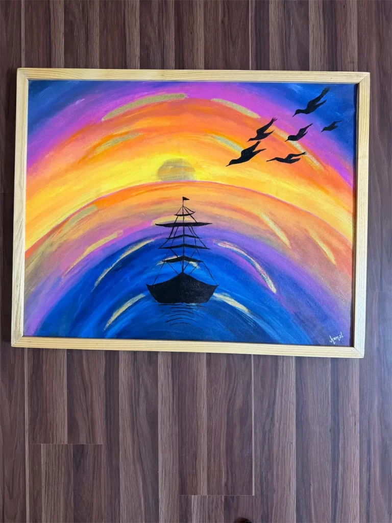 Twilight Offering Original Handmade Painting