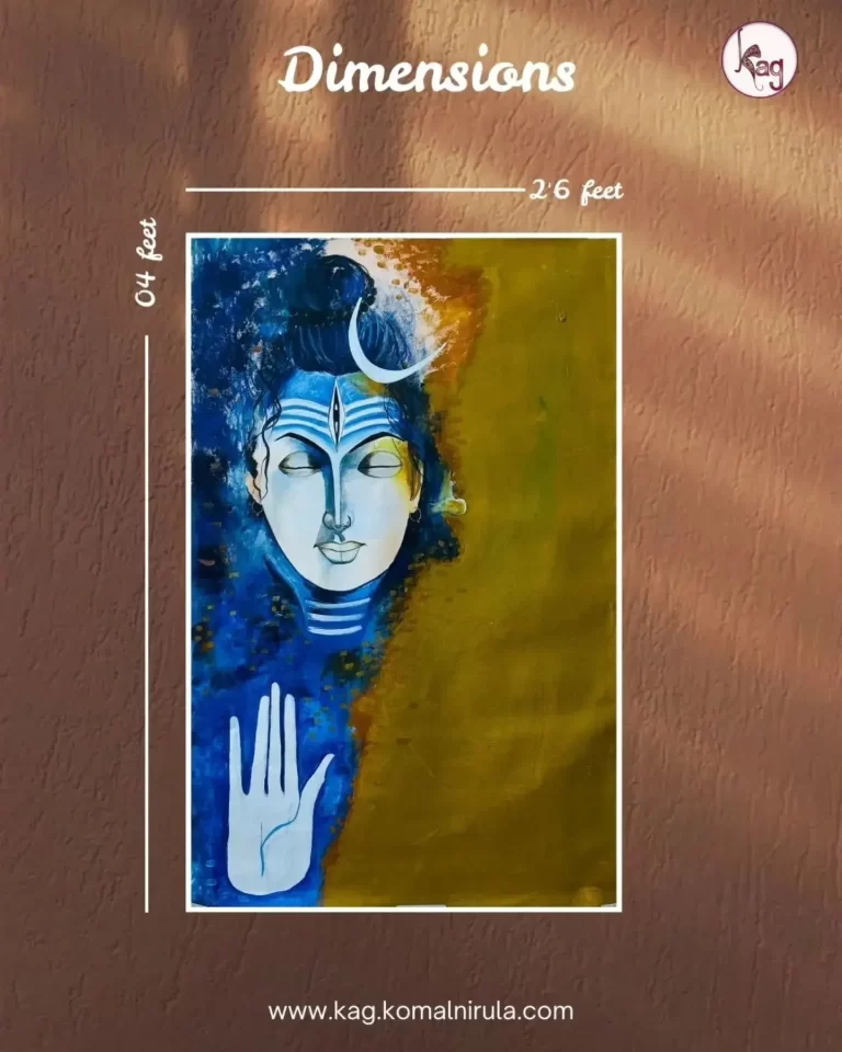 Lord Shiva Handmade Painting