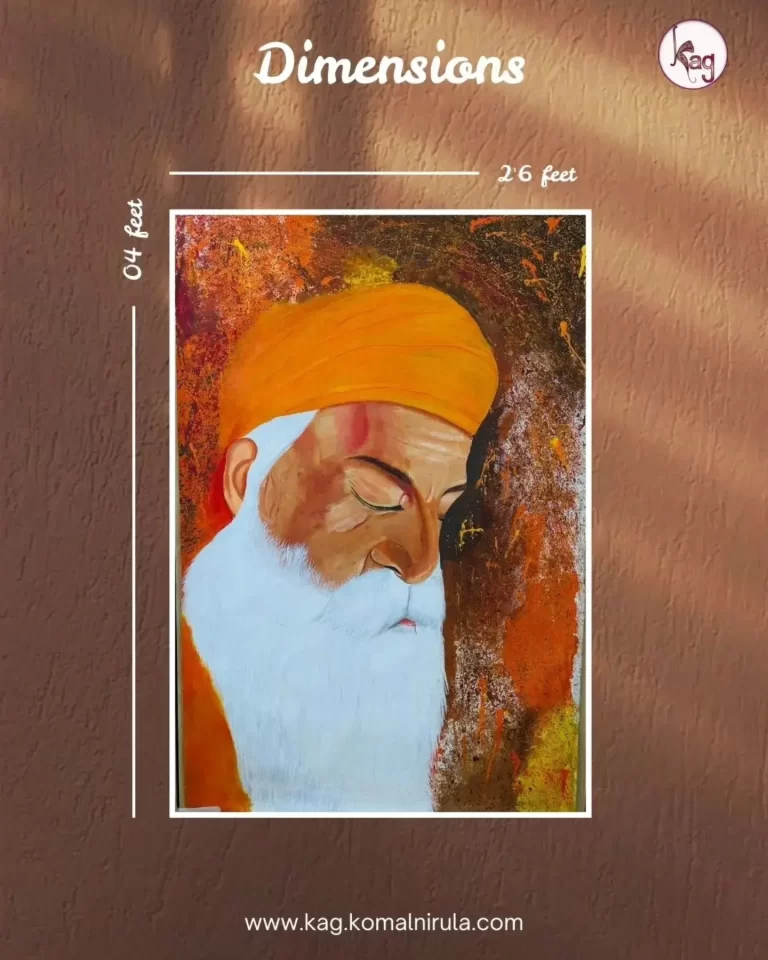 Guru Nanak Ji Handmade Painting