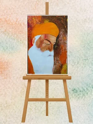 Guru Nanak Ji Handmade Painting