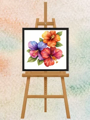 Hibiscus Radiance Print Art