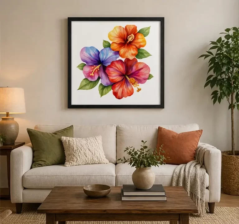 Hibiscus Radiance Print Art