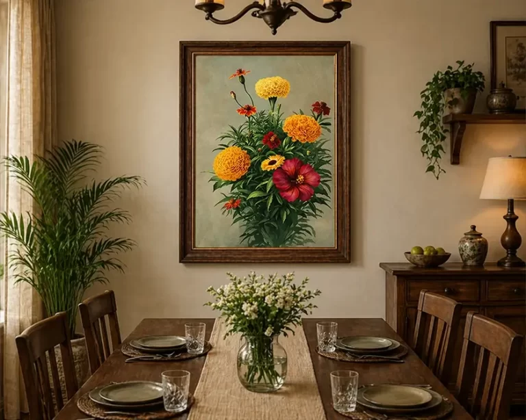 Marigold Symphony Print Art