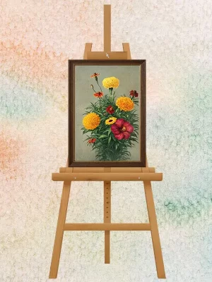 Marigold Symphony Print Art