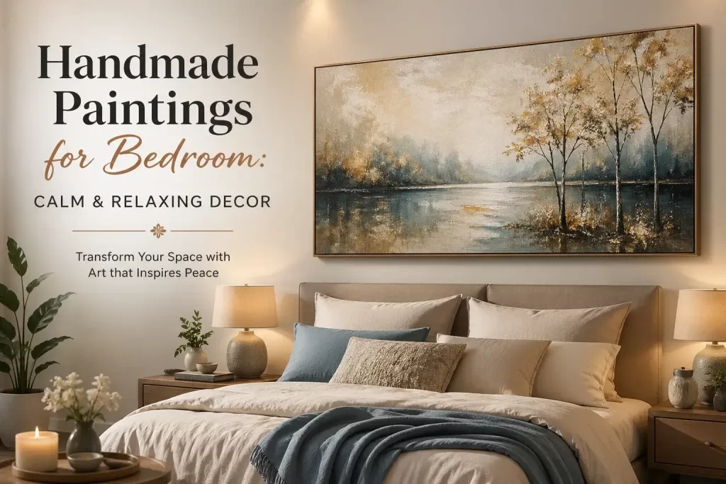 handmade painting for bedroom