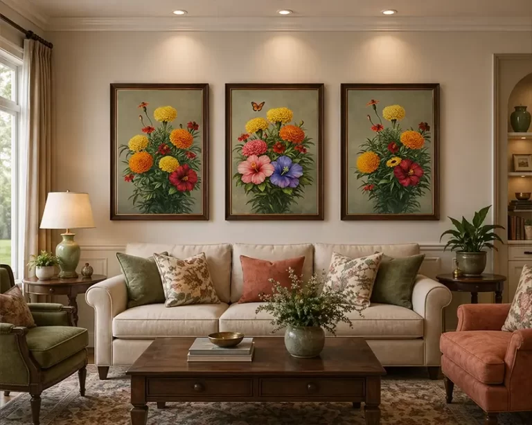 Marigold Set of 3 Print Art