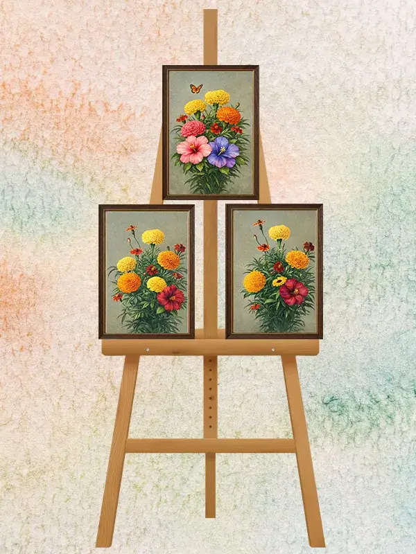 Marigold Set of 3 Print Art