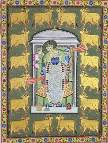 Traditional Shrinathji Pichwai Painting
