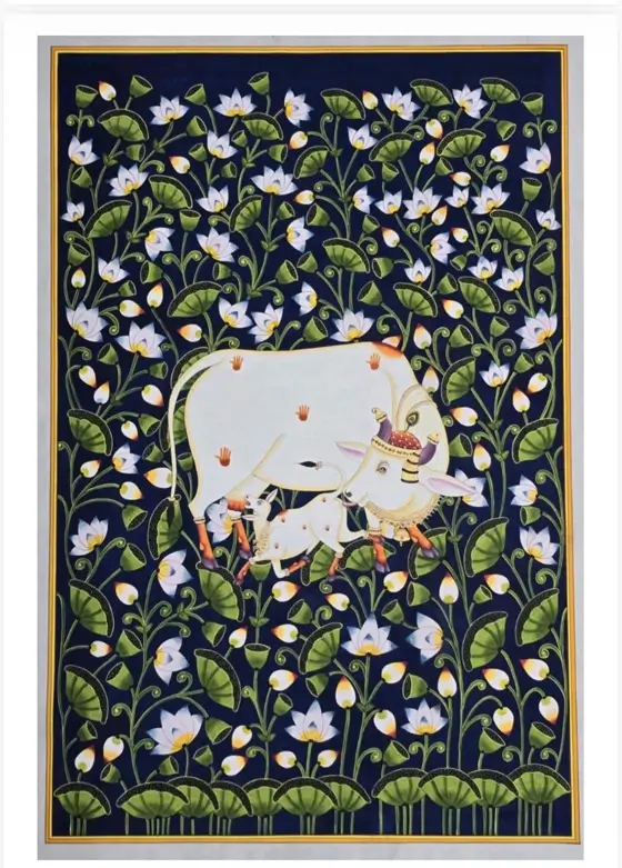 kamdhenu pichwai painting