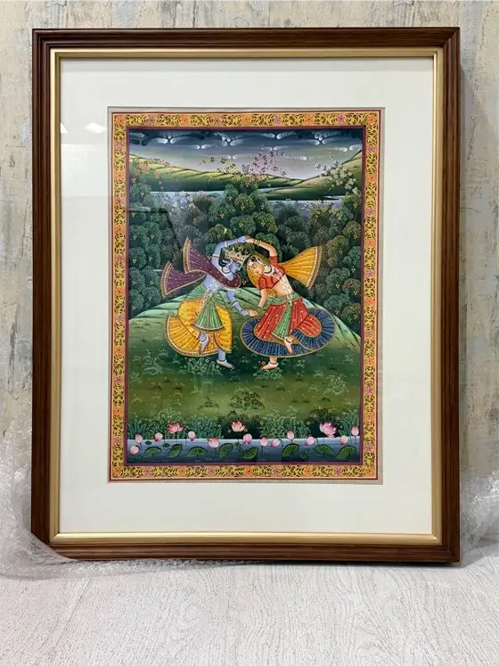 Handmade Radha Krishna Pichwai Painting